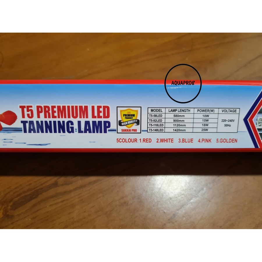 Lampu Tanning Arwana Sakkai Pro T5 118 LED Lampu Tanning T5 118 LED