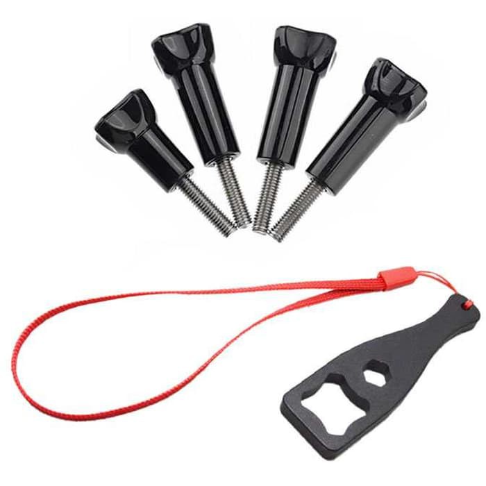 Aluminium Thumb Screw Set with Wrench for GoPro Xiaomi Yi -NS31