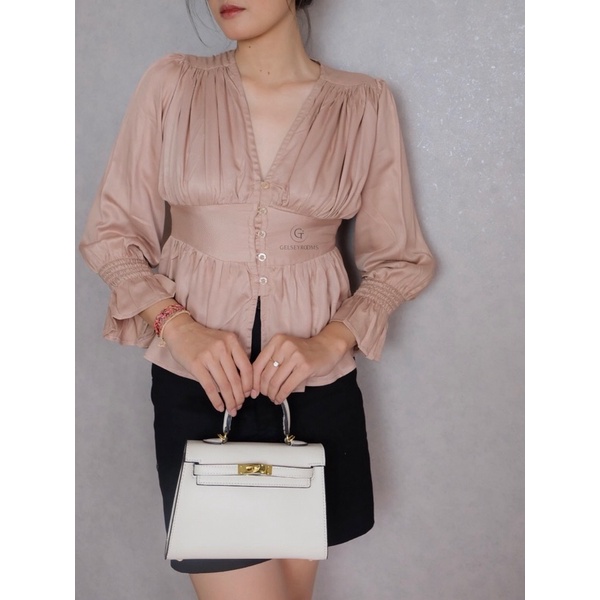 GELSEYROOMS | Mercy Top Atasan Lengan Panjang-TAND PANJANG