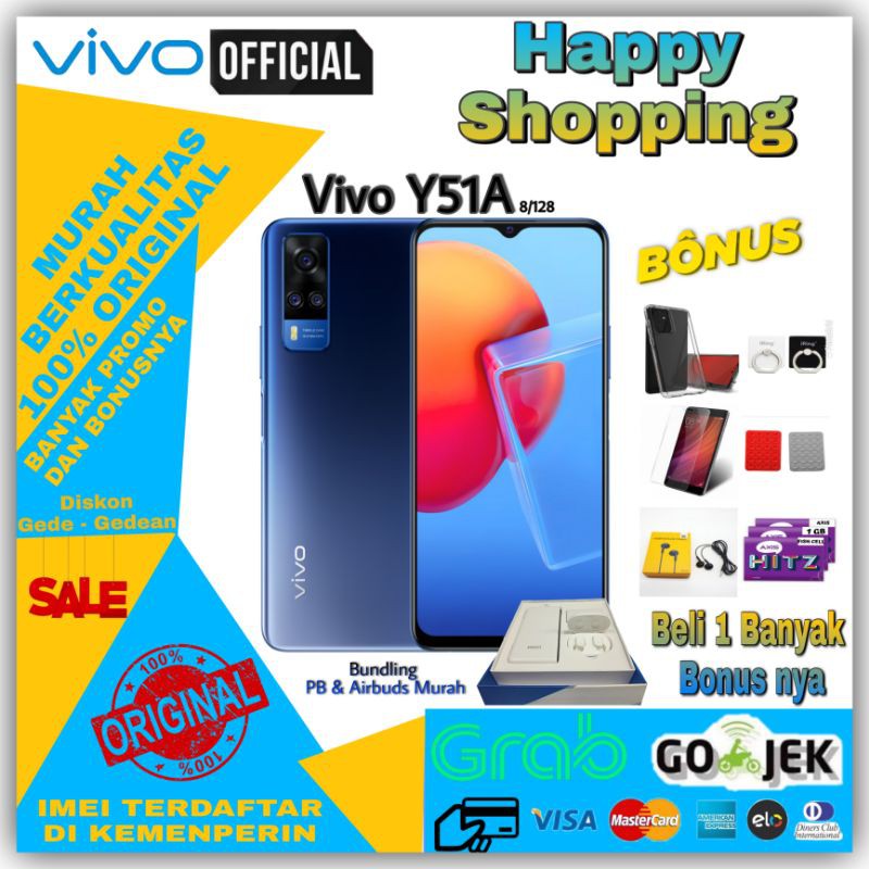 vivo Y51A Ram 8/128 Garansi Resmi vivo Indonesia