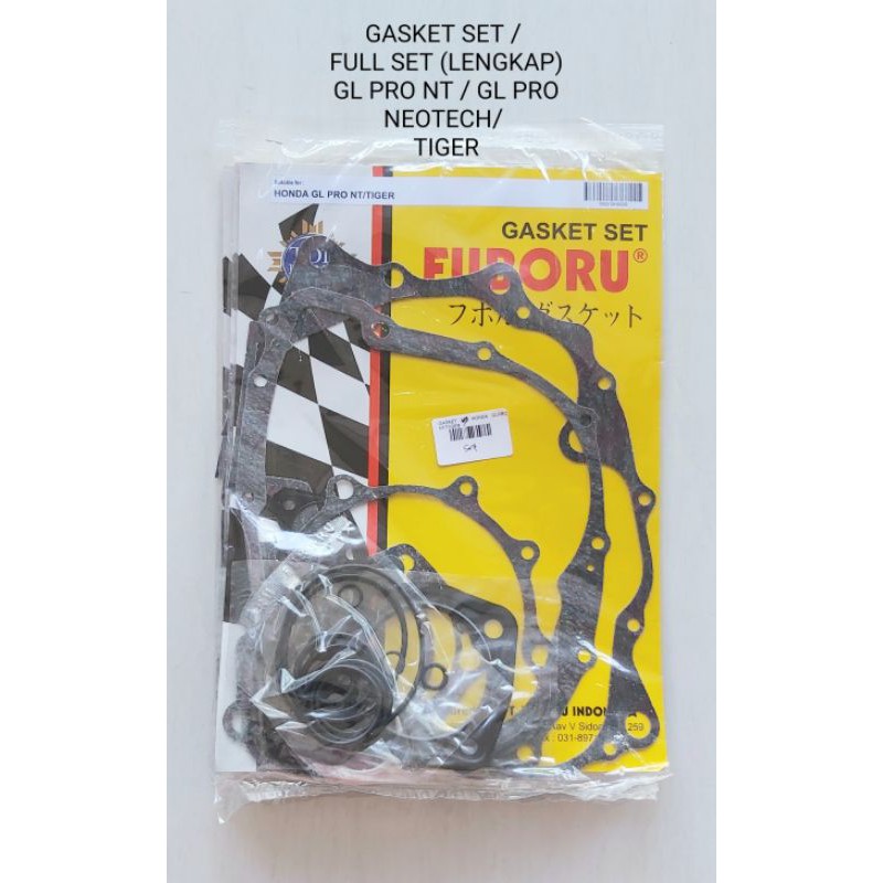 PACKING GASKET FULL SET / PAKING SET / PAK SET GASKET SET GL PRO NT / GL PRO NEOTEK / TIGER FUBORU