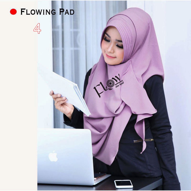 Cara Pakai Jilbab Flowing Pad - Jilbab Cornskin