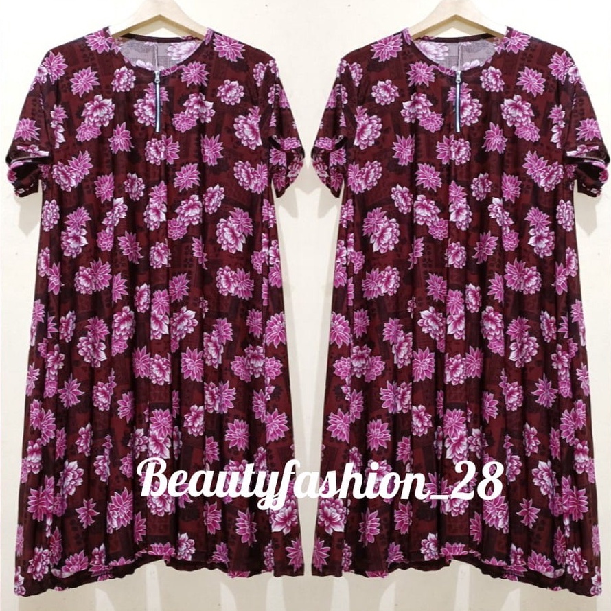 DASTER ALMA BAJU ATASAN WANITA MAT JERSEY KOREA SUPER JUMBO DRES/S MAYUNG