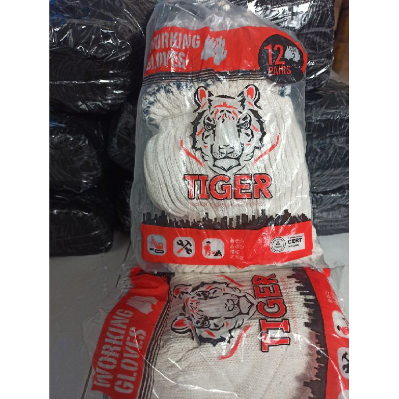 Sarung Tangan Kain merk Tiger Benang 5