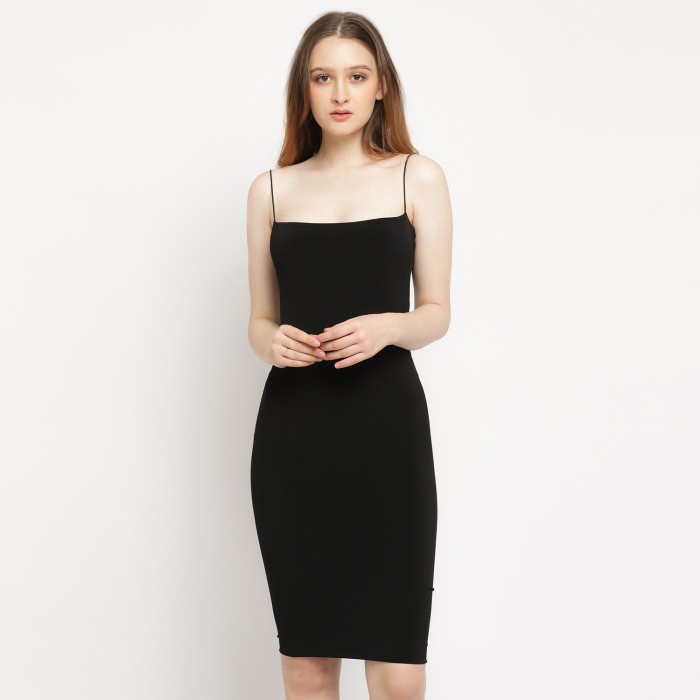 Dress NZINGA SPAGHETTI bodycon mini dress (G9C0) Dress Wanita Party Dress Dress Wanita Dress Wanita 