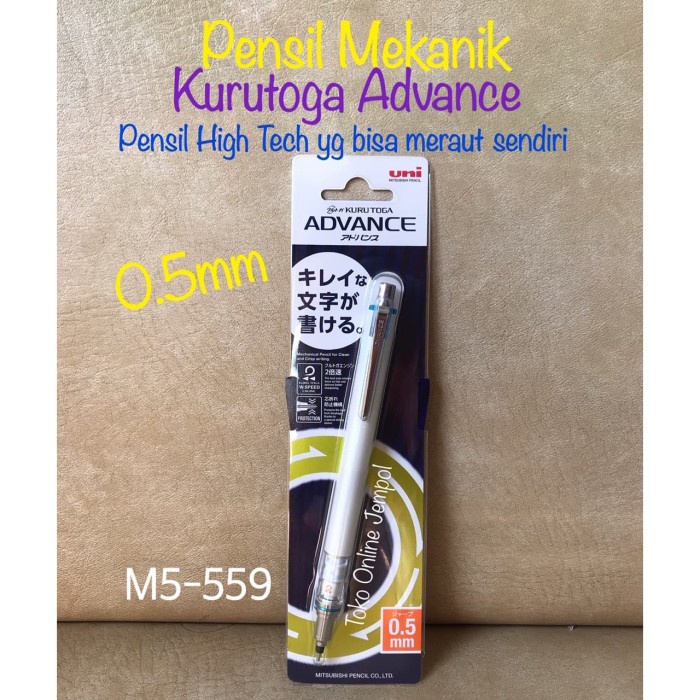 

Terlaris Atk0746Kt 0.5Mm Kurutoga Advance Pensil Mekanik M5-559 Mechanical Art Hemat