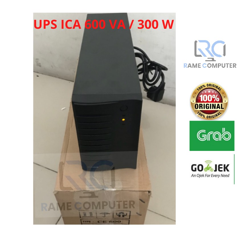 UPS ICA CE600 / CE 600 VA / 300 W Original Garansi 1 Tahun