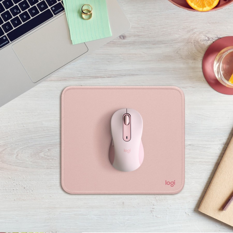 Logitech Mouse Pad Studio Series Anti Slip Tatakan Anti Tumpahan Rose