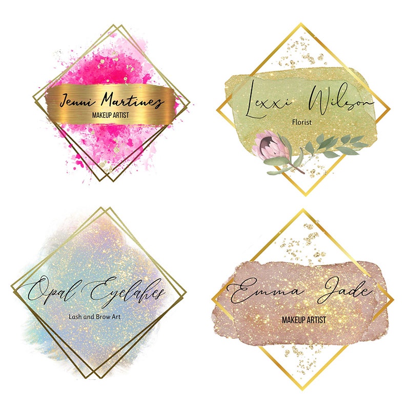 jasa desain logo custom cantik unik elegant