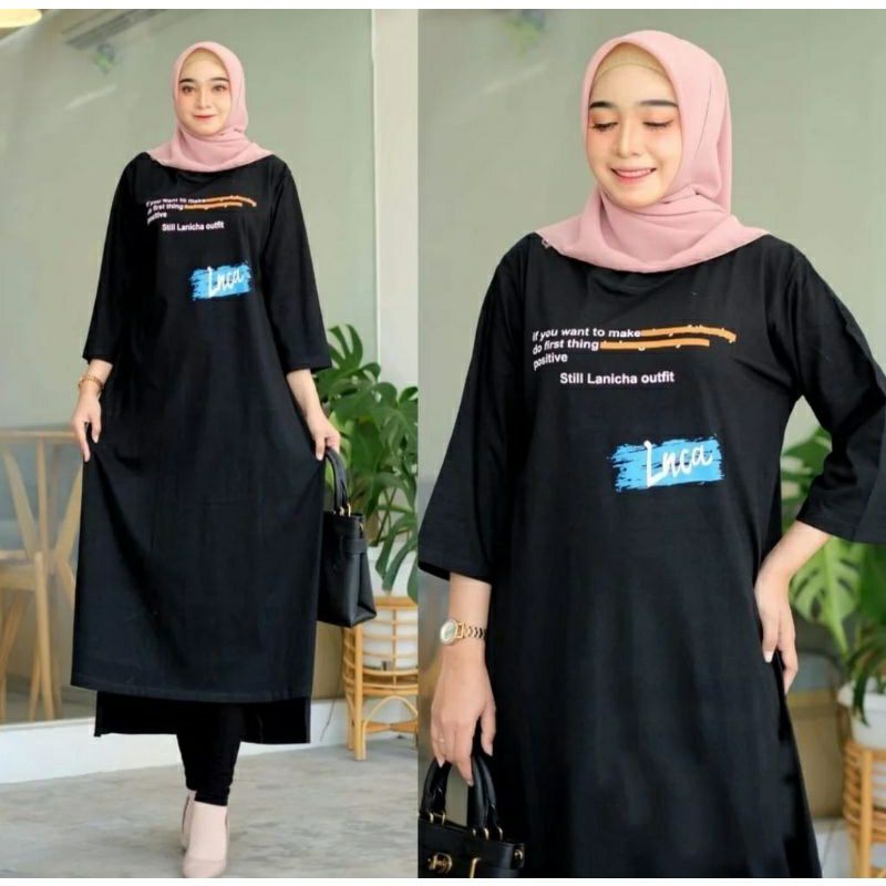 Fany midi dress terbaru / dress wanita terbaru / atasan wanita terlaris / tunik wanita