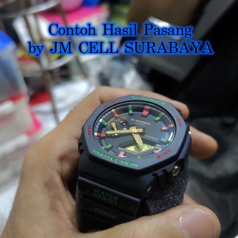 Anti Gores Tempered Glass For Casio G Shock GA 2100 / GA B2100 Series