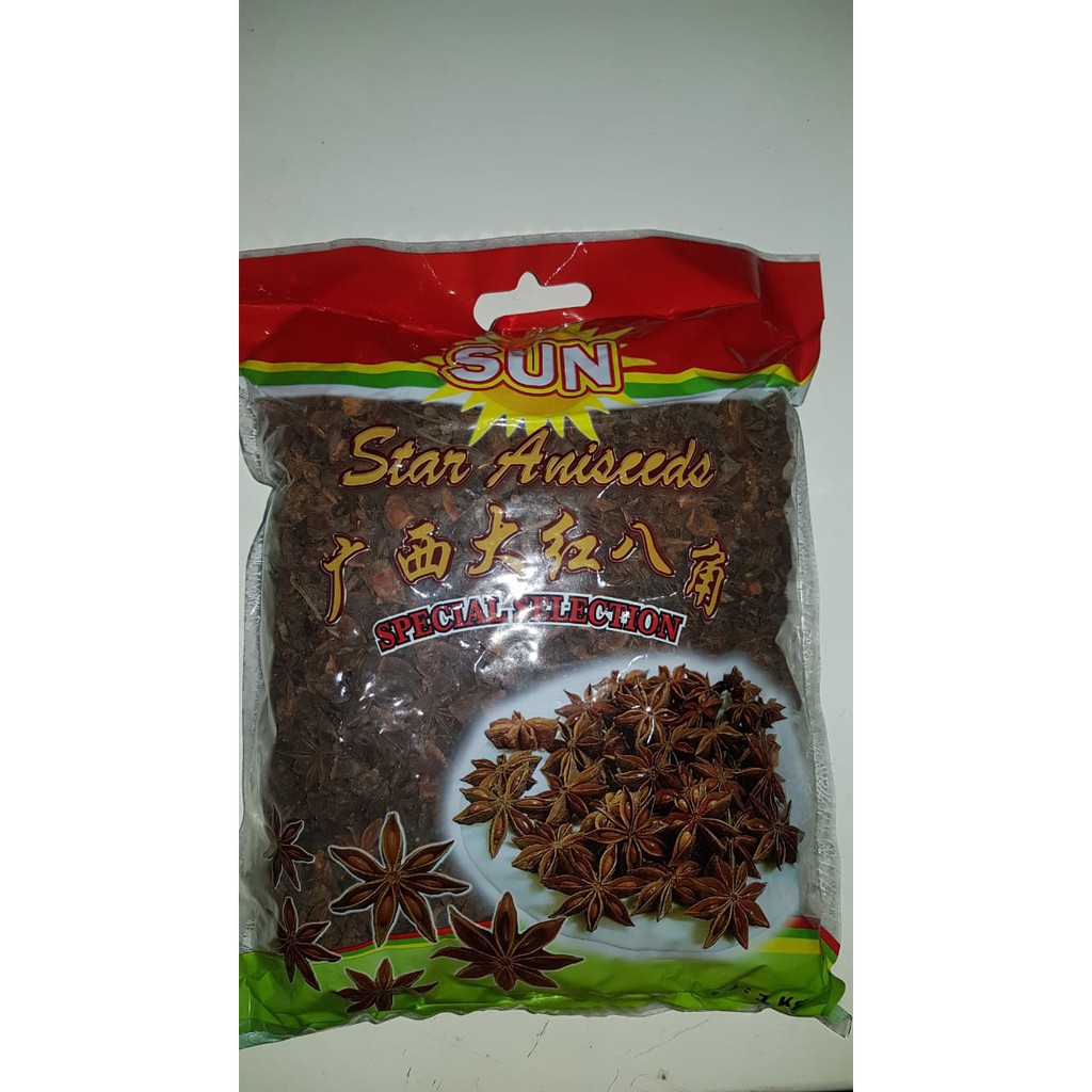 

Pekak / Bunga Lawang / Sun Aniseeds Sun Brand 1 Kg