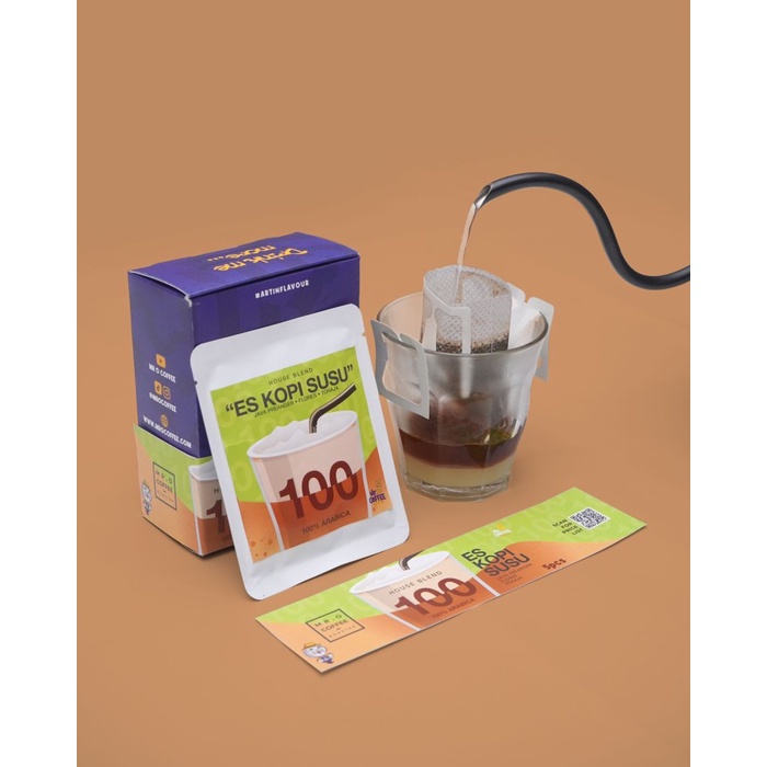 

Mrocoffee Drip Coffee ES KOPI SUSU 100% Arabika| Kopi Drip Bag Bubuk