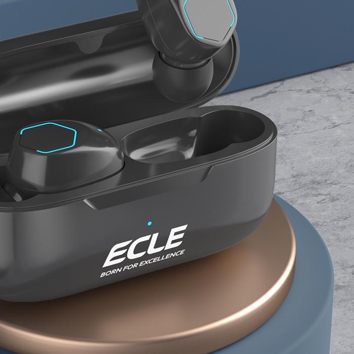 (NEW Exclusive) ECLE M12 TWS Gaming Earphone Bluetooth 5.2 Headset True Wireless HiFi Stereo