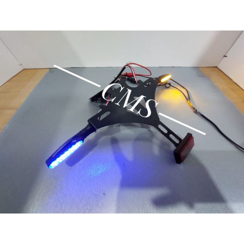 tail tidy breket dudukan plat plus sein LED ninja 250 fi old fi new mono R15 CBR 150 GSX 150 MK