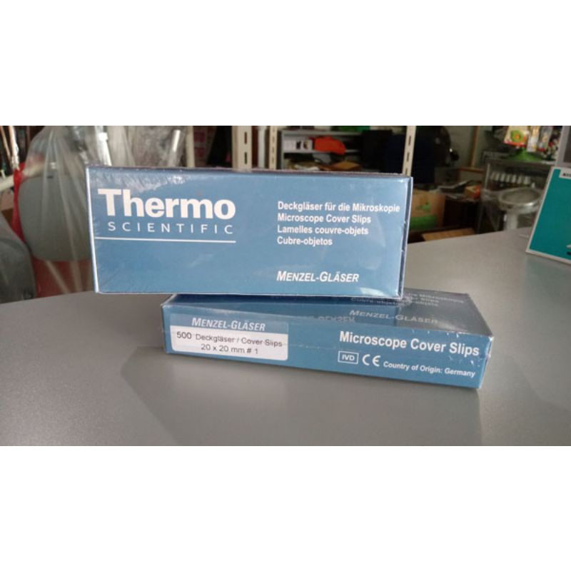 Miscrocope Cover glass Menzel 18x18/Thermo scientific/ Menzel Glaser 18x18