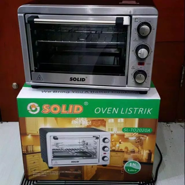 SOLID SL TO2020A 18 Liter - Oven Toaster / Oven Listrik 18 Liter