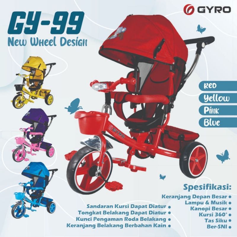Sepeda stroller anak gyro 99