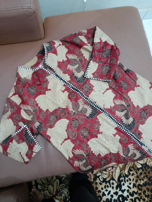Atasan Batik Blouse Seragam Batik Solo Batik Kantor Baju Batik Wanita Bd  084