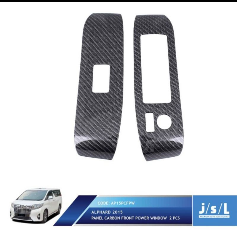 List power window/ front power window all new Alphard Chrome &amp; Wood &amp; Carbon  jsl