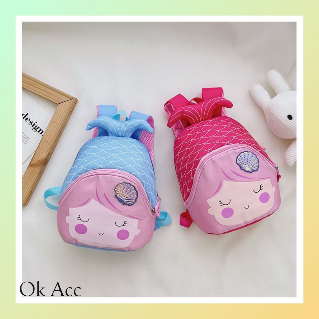 Tas Ransel anak sekolah Putri duyung mermaid FT29