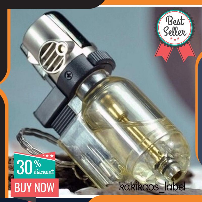 Mancis Gas Korek Gas Torch Flame Korek Api Bara Jet Unik Perlengkapan Outdoor EDC Korek Laser
