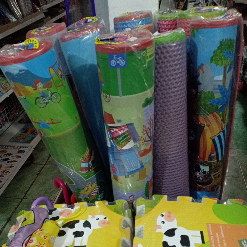 karpet mats besar / tikar empuk alas main anak