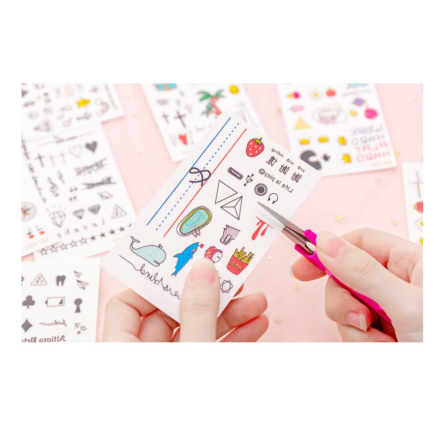 Stiker Tato anak motif lucu Tatoo Sticker Tattoo Temporary non permanent