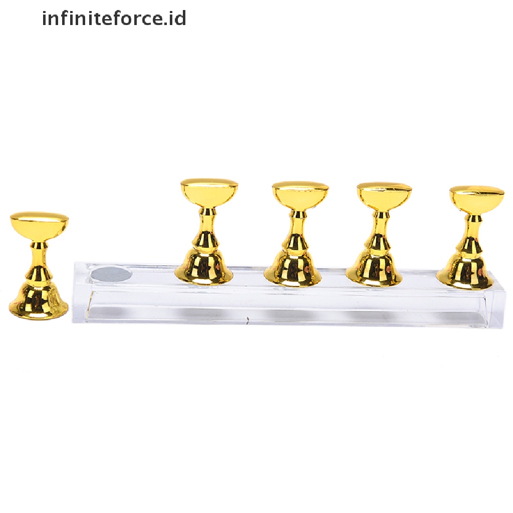 1 Set Stand Display Bahan Akrilik Untuk Praktek Nail Art