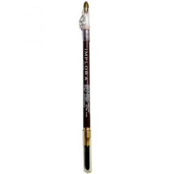 KM IMPLORA Eyebrow Pencil Alis Original 2 IN 1 Black dan Brown Pencil BPOM