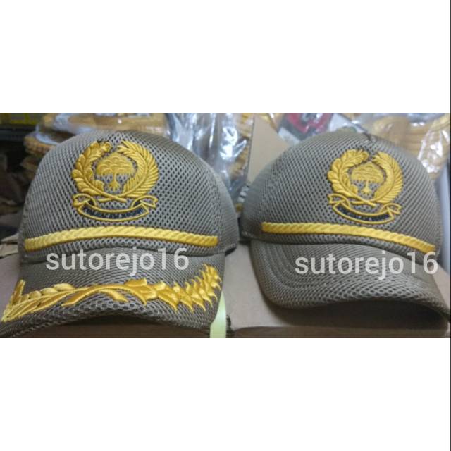 topi pns asn depdagri, kemendagri, topi pama pamen depdagri