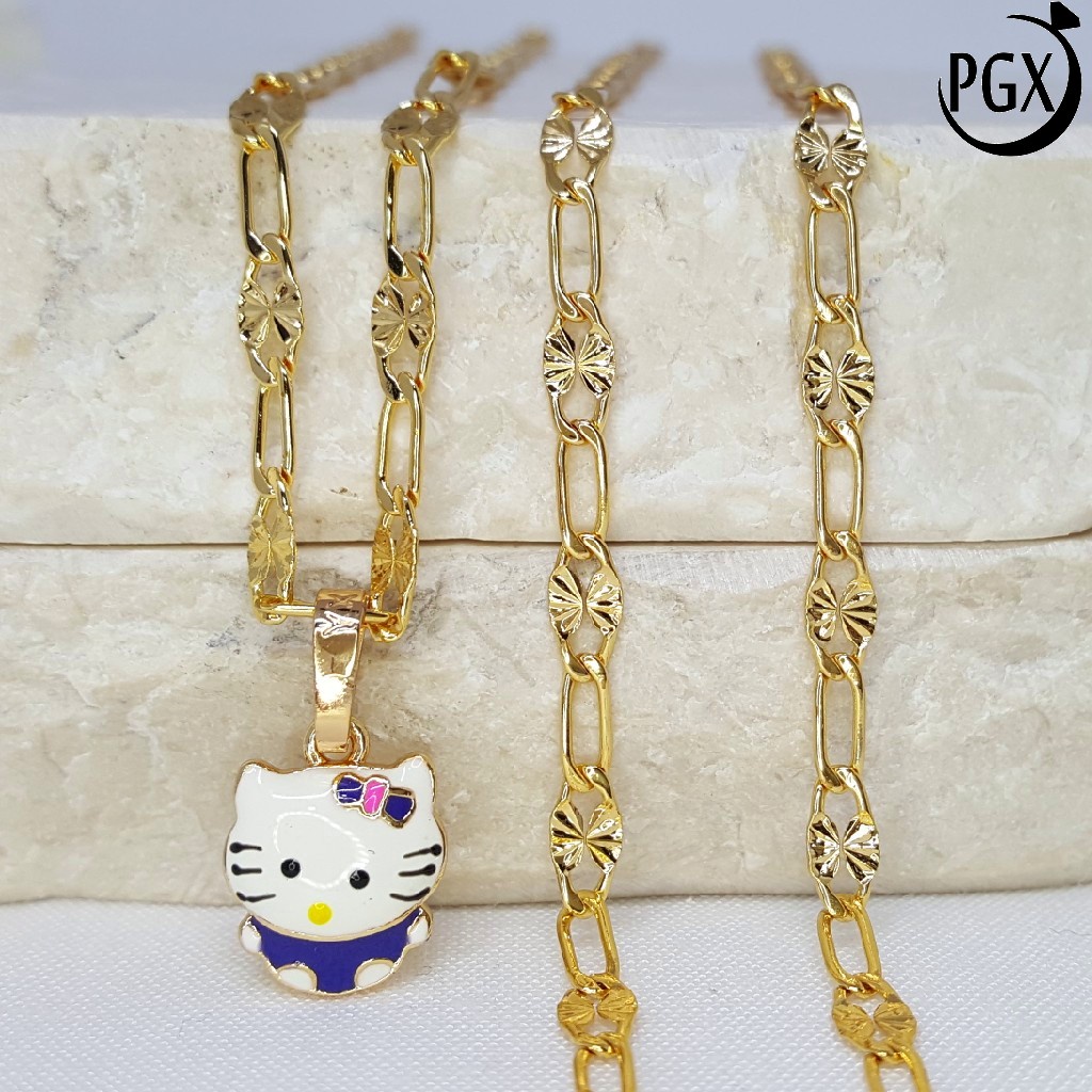 PGX Kalung Anak Perempuan Xuping Lapis Emas Aksesoris Fashion Perhiasan Premium - XA028