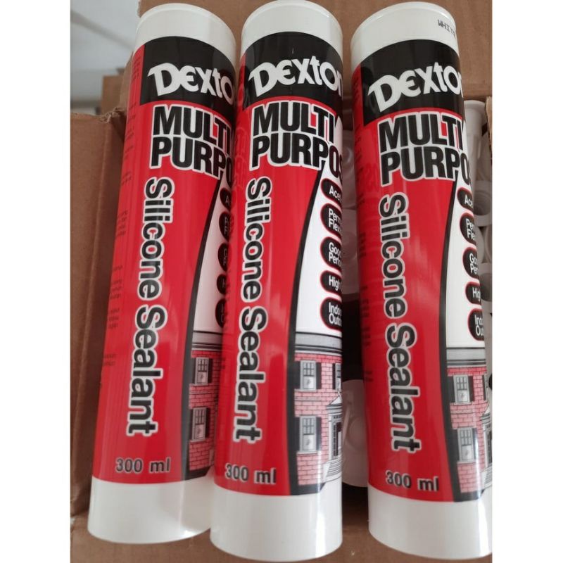 

Lem Dextone Purpose Silicone / Lem Tembak / Lem kaca / Lem sealen dextone CLEAR 300ml
