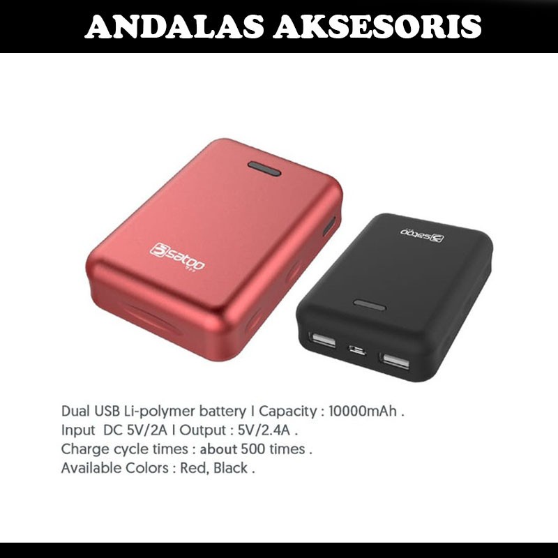 Power Bank SATOO TOYA ST-P221 10.000 mAh