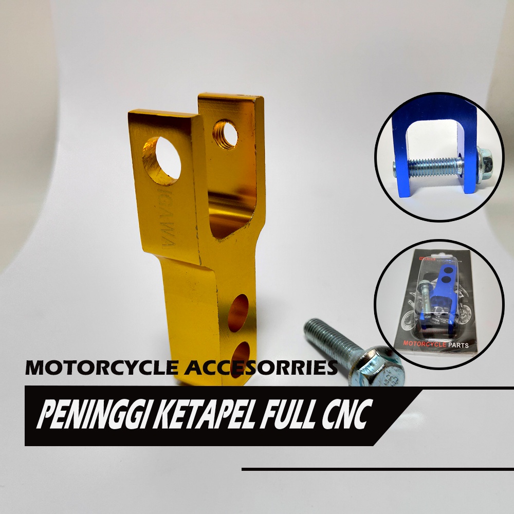 Peninggi matic model ketapel penyingah shock breket sambungan shockbreaker dudukan sok bawah motor motor