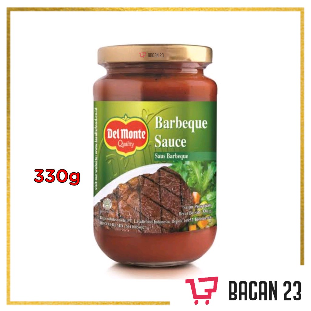 Delmonte Saus Barbeque 330gr / Saos Bbq / Bacan 23 - Bacan23