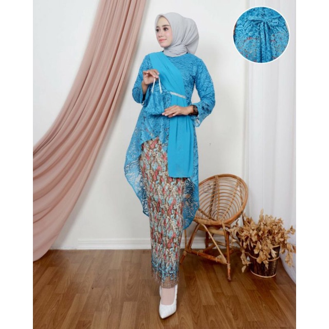 Kebaya soraya set kebaya brukat selendang/ketelan kebaya soraya /kebaya selendang /set kebaya soraya terbaru/kebaya wisuda/kebaya kondangan/kebaya srikandi/kebaya tunik /kebaya pesta /kebaya murah