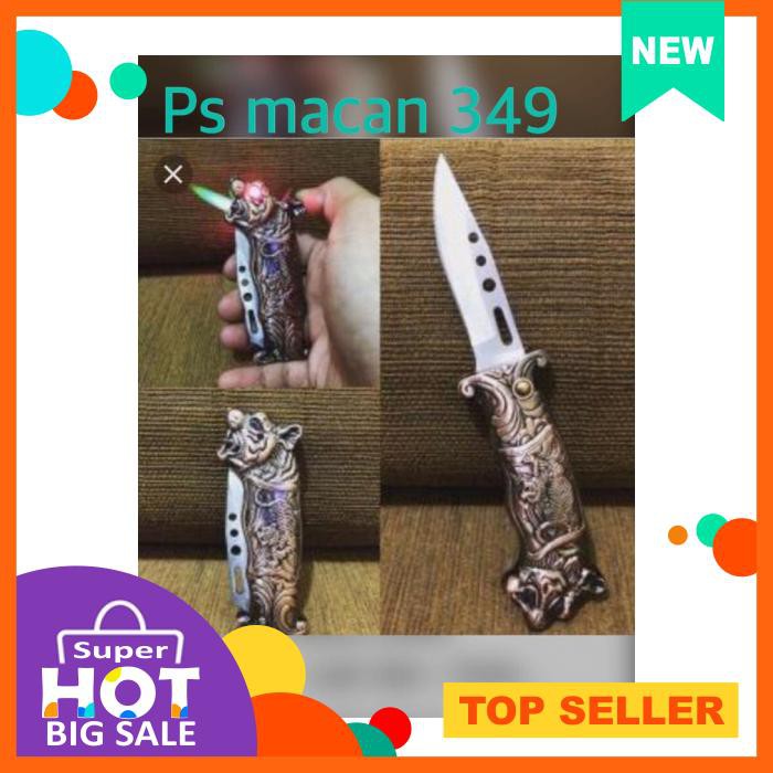 Korek Api Jet / Korek Gas / Korek Api Jet Macan Model Piso Lipat 349