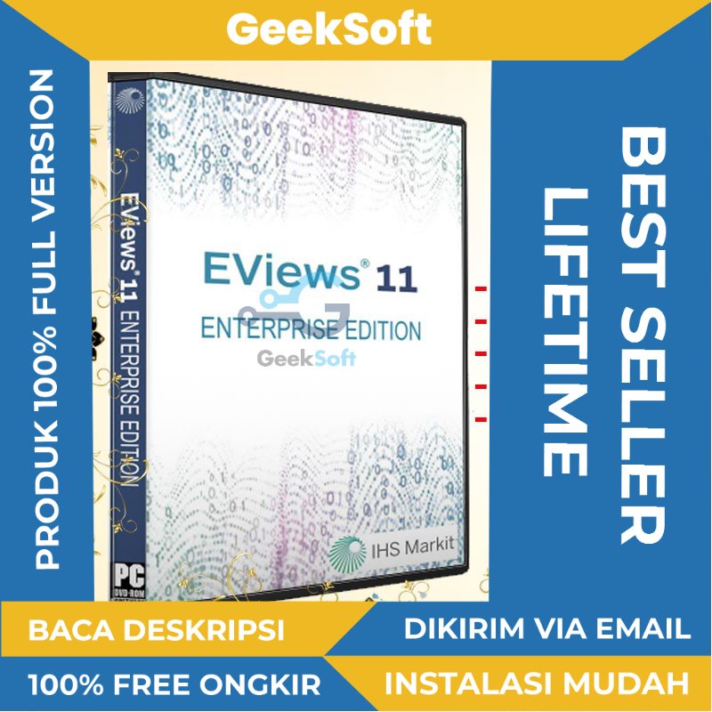 [FULL VERSION] EViews 11 Enterprise Edition LIFETIME- GARANSI AKTIVASI