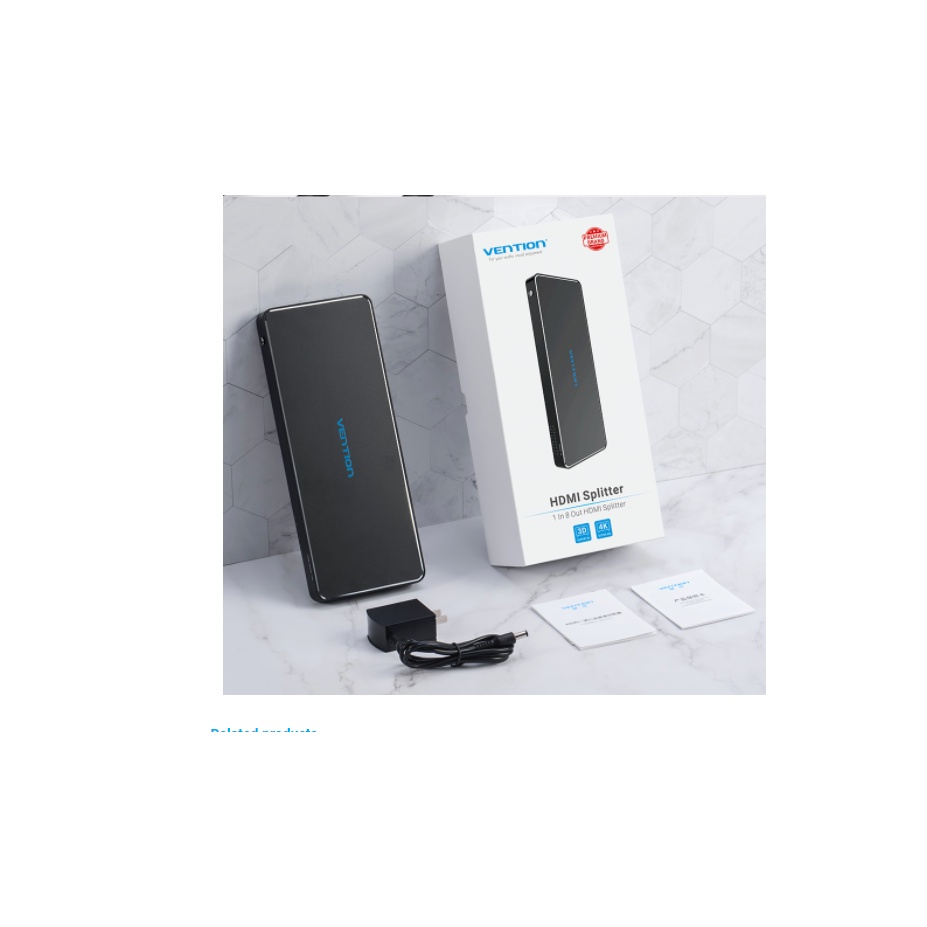 Vention HDMI Splitter 1 in 8 out HDMI Duplicate Screen 4K