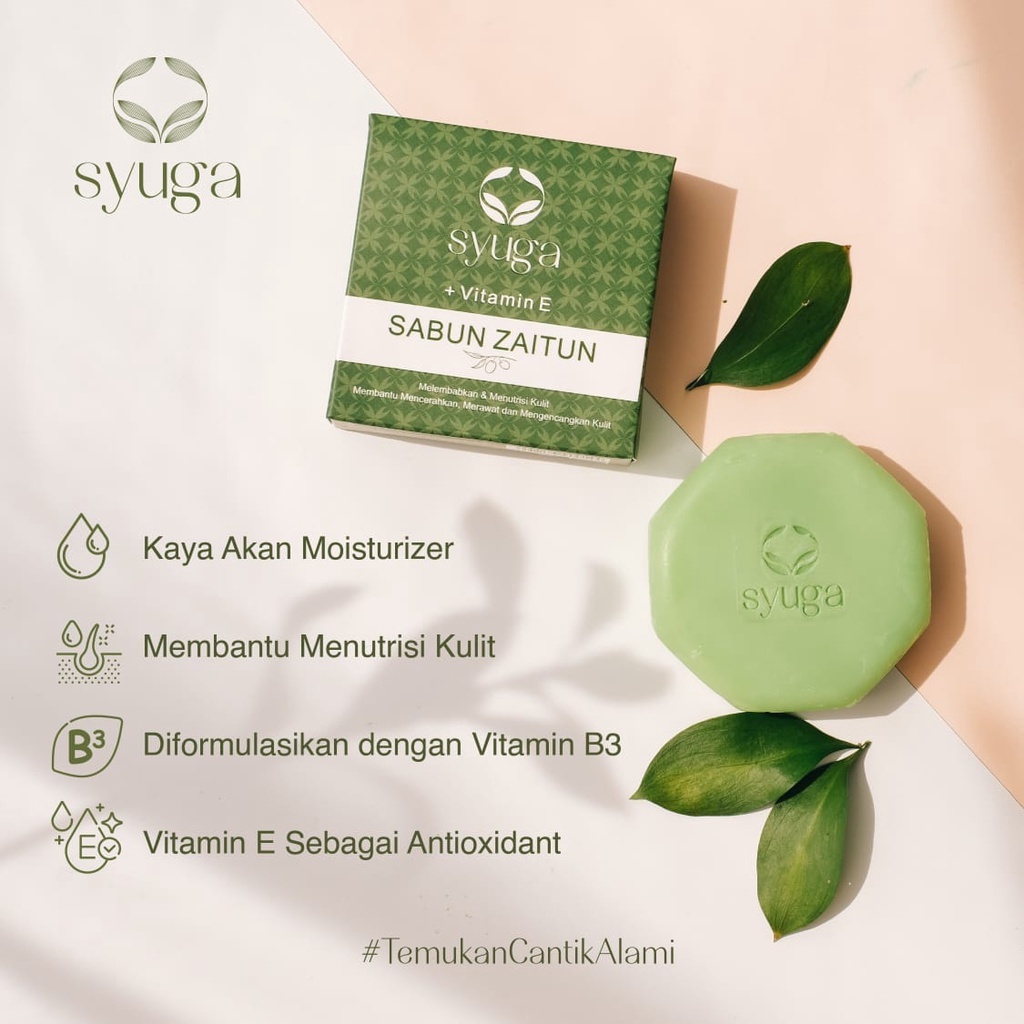 SYUGA Sabun Zaitun + Vitamin E 100gr