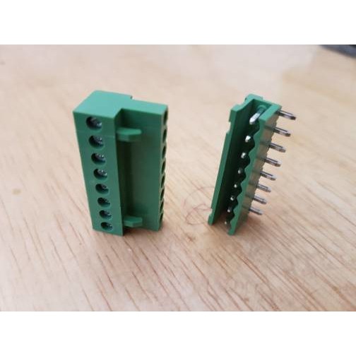 konektor green HT3.96mm 8p tekuk L terminal block connector pair 3.96 mm 3.96mm right angle 8 pin