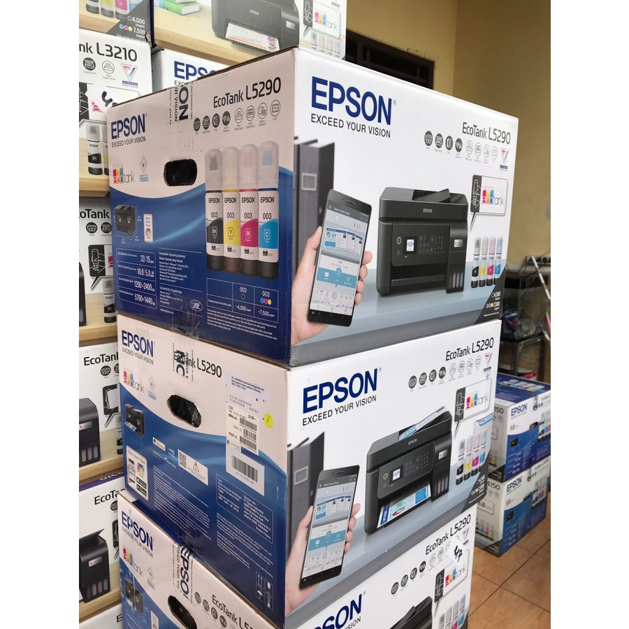 Epson Printer L5290 L5190 All In One WiFi (Print Scan Copy Fax) TINTA ORIGINAL