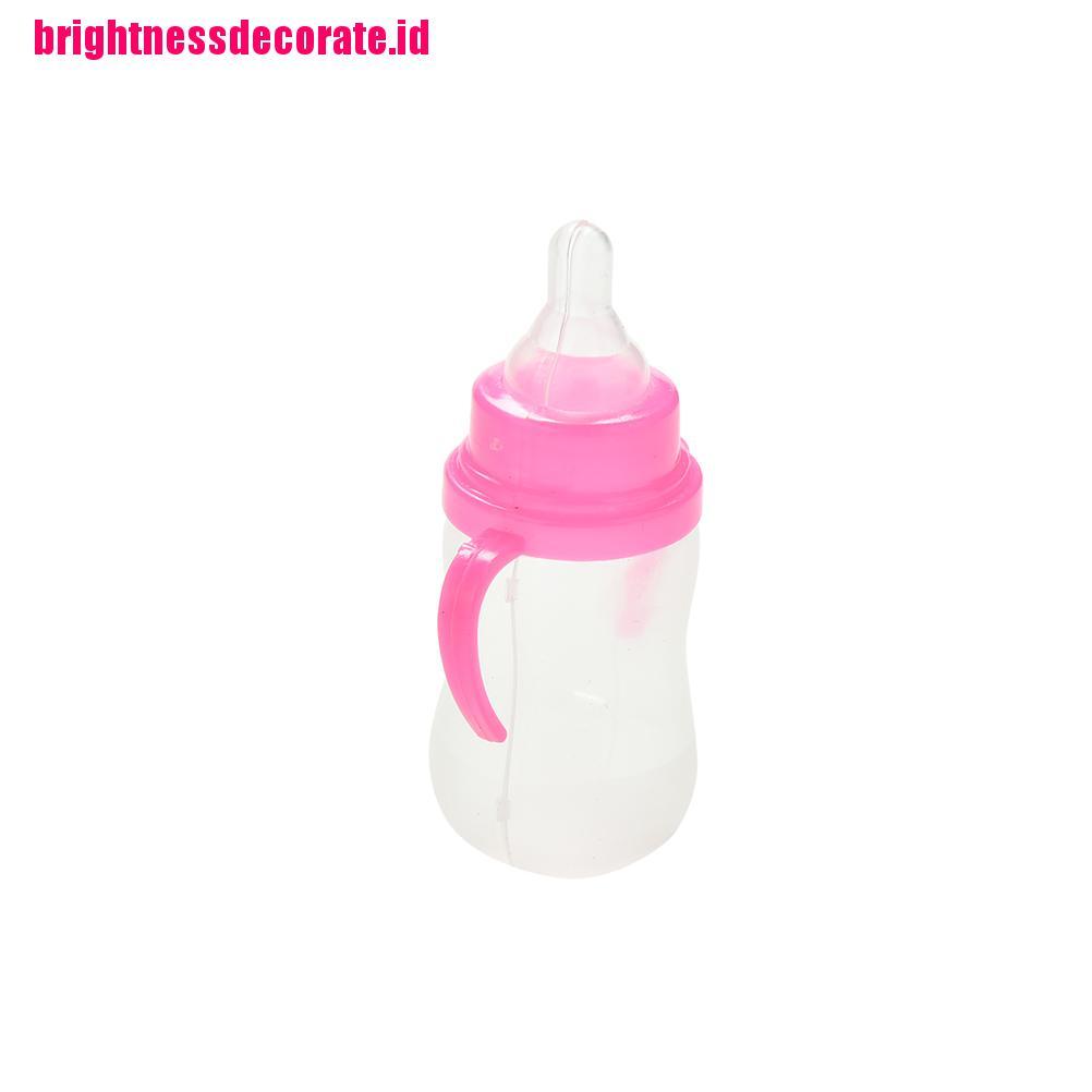 BrightID 1 Pcs Feeding Bottle Rose White for Kelly Barbies Dolls