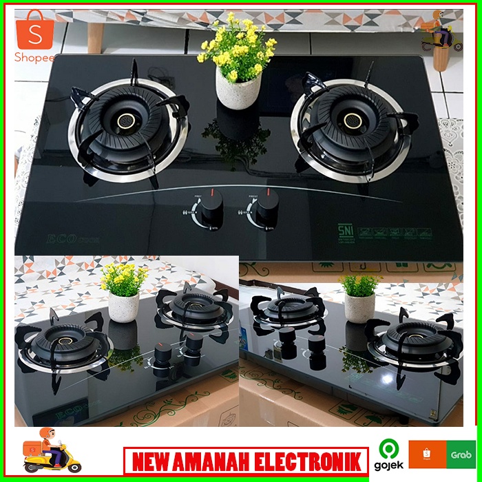 kompor ECO COOK 2 TUNGKU bisa tanam dan juga bisa duduk kualitas terbaik DAN MEWAH.