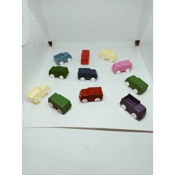 MOBIL MOBILAN MINI BAGUS PLASTIK WARNA WARNI 10 PCS