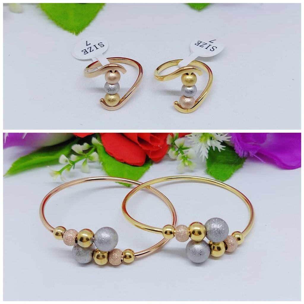 Gelang&amp;cincin wanita Perhiasan Titanium Jewelry