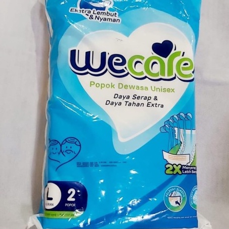 WECARE popok dewasa ukuran L isi 2