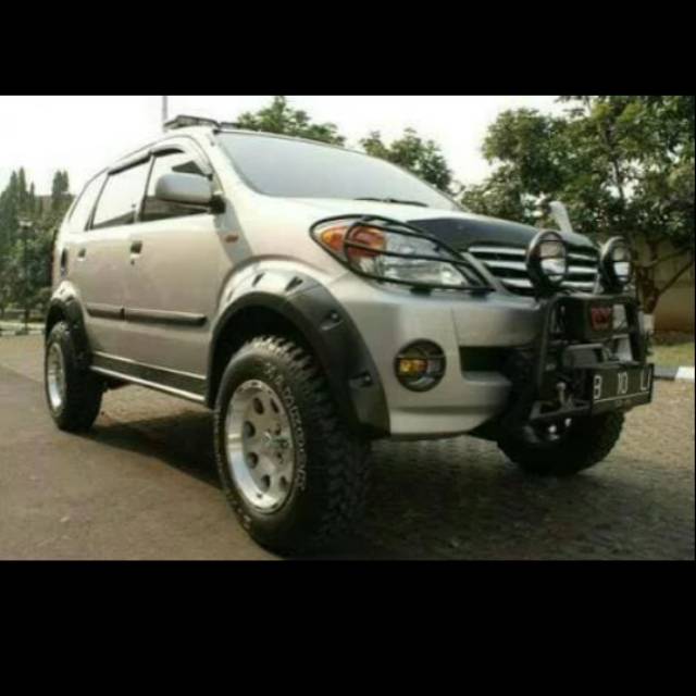 SPACKBOARD OVER FENDER BAUT FENDER TRIM MOBIL TOYOTA AVANZA DAIHATSU XENIA MODEL OFFRORD