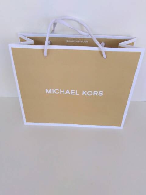 PAPER BAG BRANDED MICHAEL KORS JUMBO L tersedia harga grosir